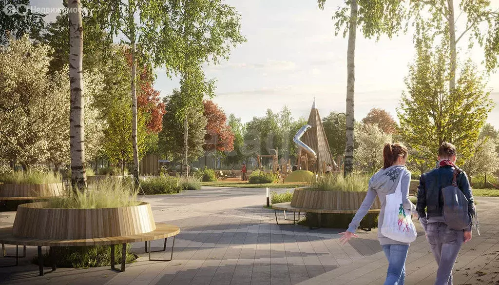 Участок в посёлок Мичуринский, коттеджный посёлок Яблони Парк (13.5 м) - Фото 2