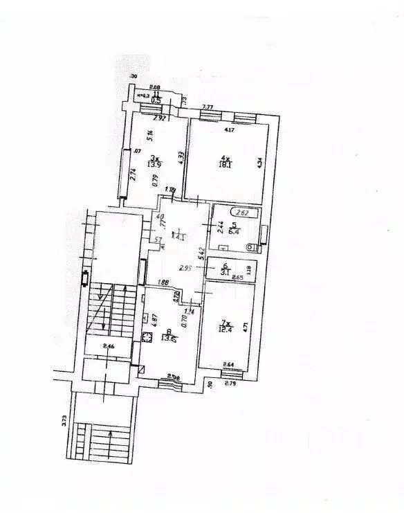 3-к кв. Калининградская область, Калининград ул. Толбухина, 6 (81.6 м) - Фото 2