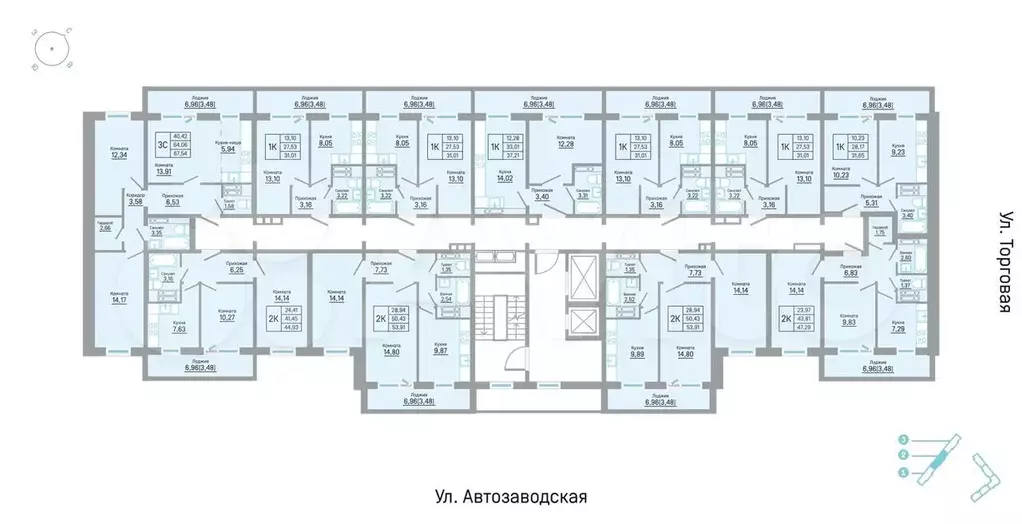 1-к. квартира, 31,7 м, 16/16 эт. - Фото 1