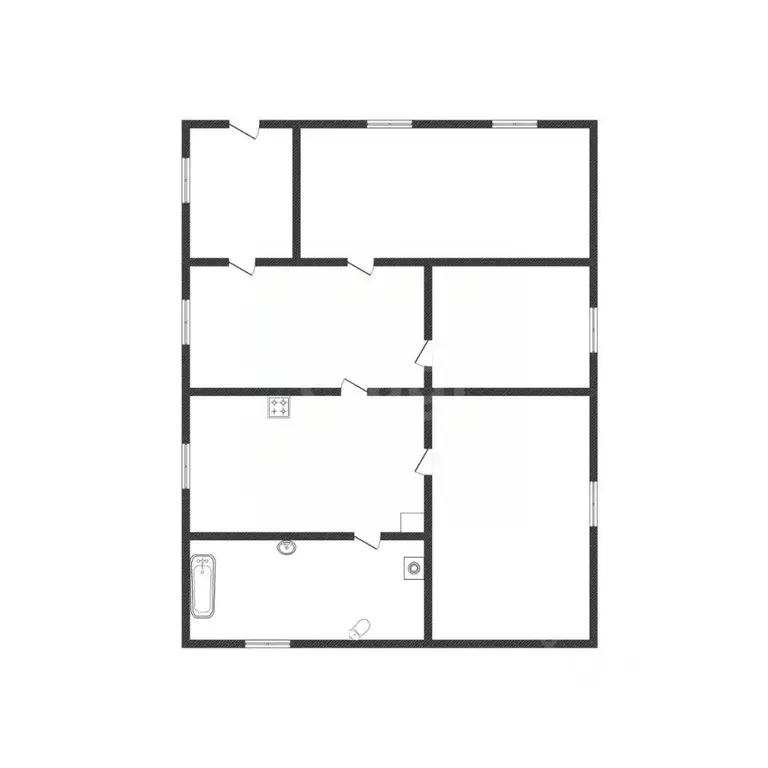 Дом в Белгородская область, Вейделевка рп пер. Победы, 13 (89 м) - Фото 1