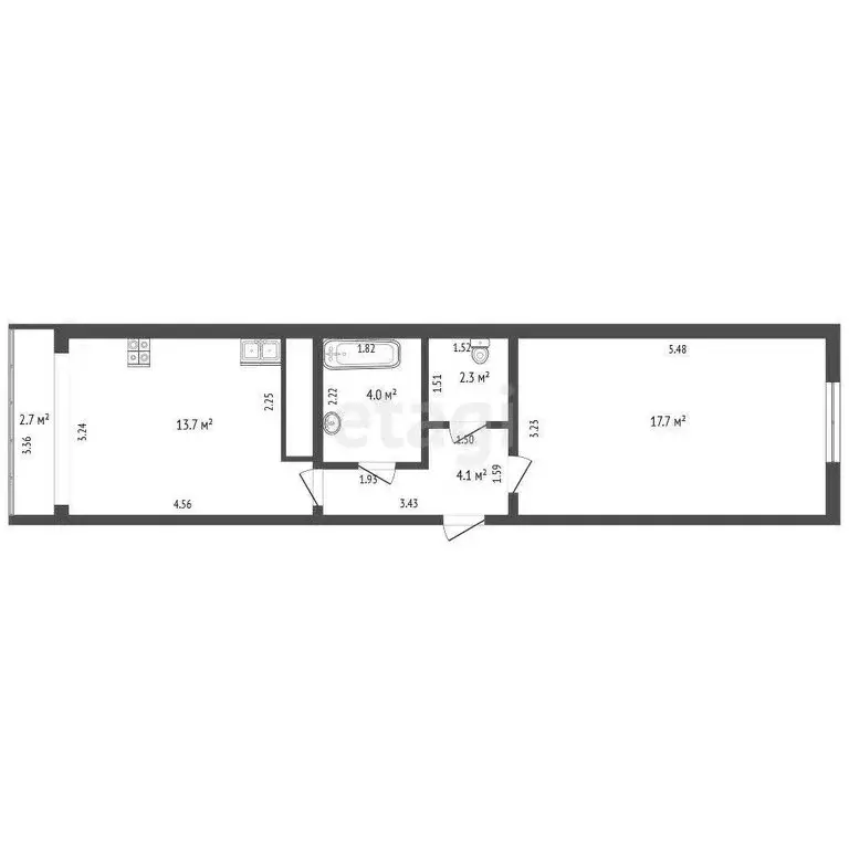 1-комнатная квартира: Анапа, микрорайон Алексеевка, Ленинградская ... - Фото 1