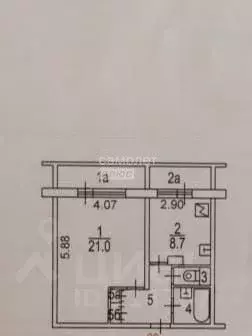 1-к кв. Москва Южнобутовская ул., 111 (39.5 м) - Фото 1