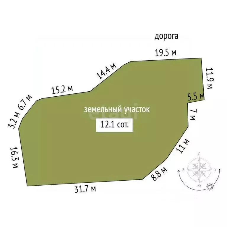 Участок в Тюменская область, Тюмень Иволга СНТ, ул. Овражная, 21 (12.0 ... - Фото 2