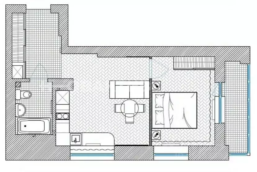 2-к кв. Новосибирская область, Новосибирск Светлановская ул., 52/1 ... - Фото 1