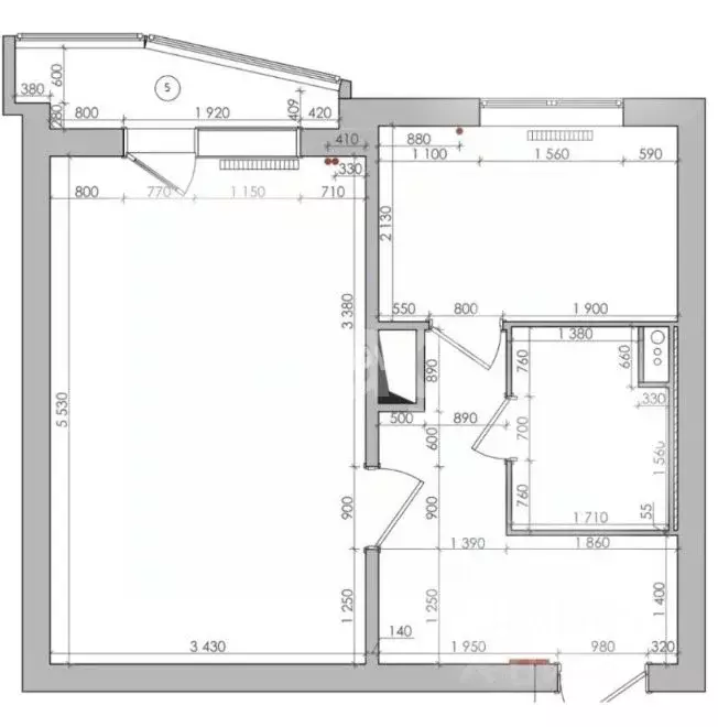 1-к кв. Московская область, Красногорск ул. Имени Зверева, 4 (38.0 м) - Фото 1