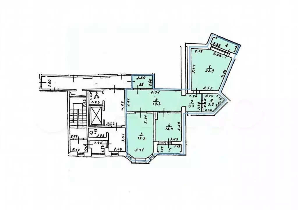2-к кв. Московская область, Жуковский ул. Гризодубовой, 12 (84.4 м) - Фото 1