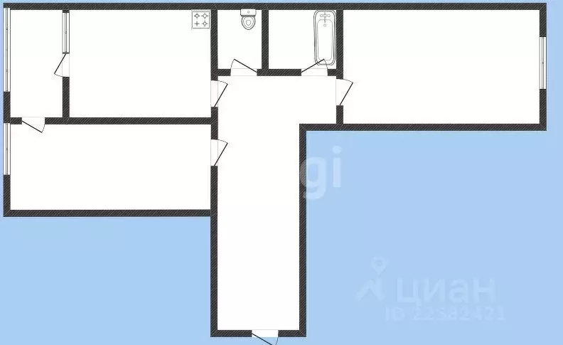 2-к кв. Удмуртия, Ижевск Красноармейская ул., 125 (49.0 м) - Фото 2