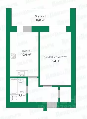 1-к кв. Кировская область, Киров ул. Орджоникидзе, 24 (43.5 м) - Фото 0