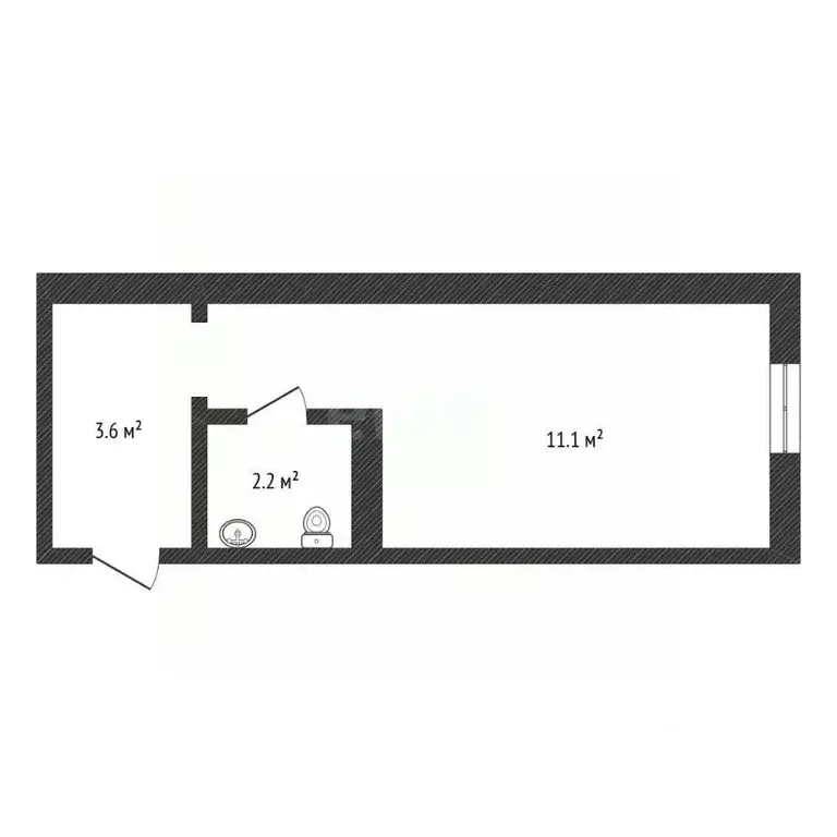 Студия Нижегородская область, Нижний Новгород ул. Бринского, 2к1 (19.0 ... - Фото 2