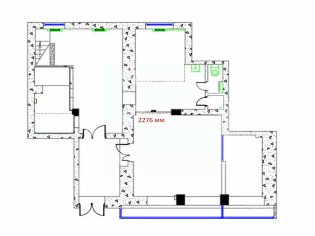 Помещение свободного назначения в Москва Ленинградское ш., 9К1 (126 м) - Фото 2