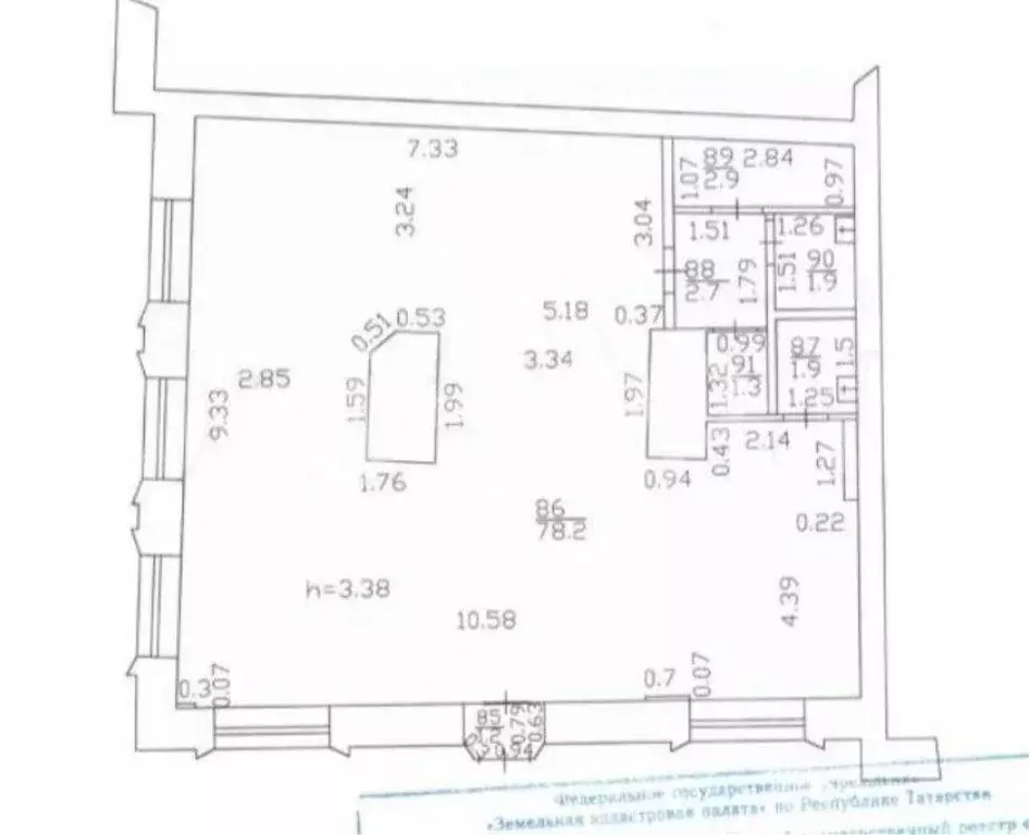 Помещение свободного назначения в Татарстан, Казань ул. Пушкина, 5/43 ... - Фото 2