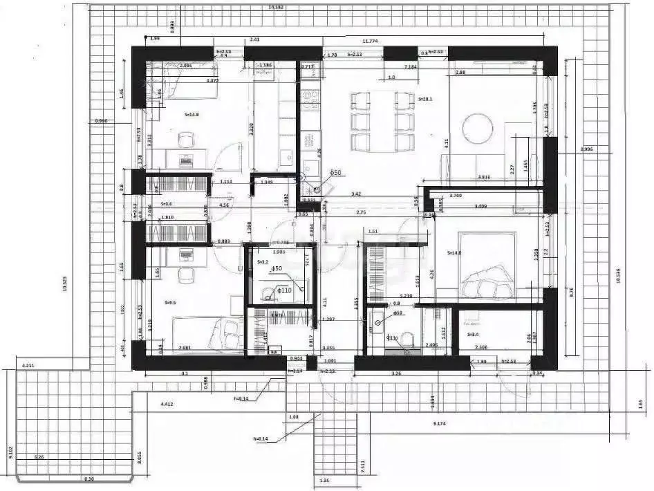 Дом в Смоленская область, Смоленский муниципальный округ, д. Лубня ул. ... - Фото 1
