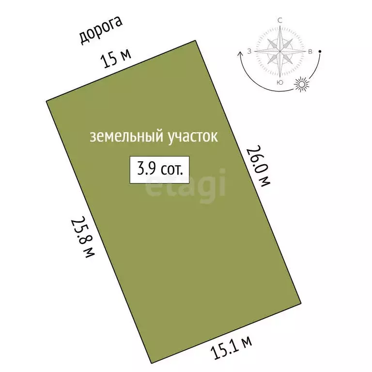 Участок в Тюменский муниципальный округ, деревня Малиновка, коттеджный ... - Фото 1