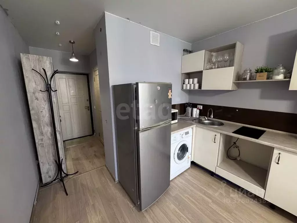 Студия Тюменская область, Тюмень ул. Василия Подшибякина, 21 (22.0 м) - Фото 2