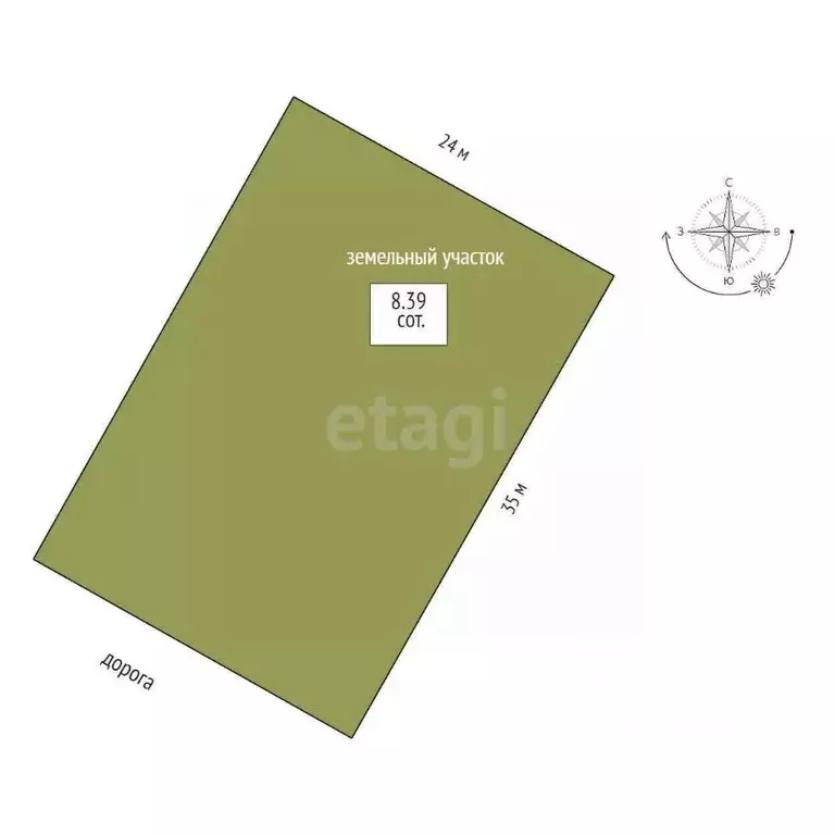 Участок в Тюменская область, Тюменский район, д. Есаулова  (8.39 сот.) - Фото 2