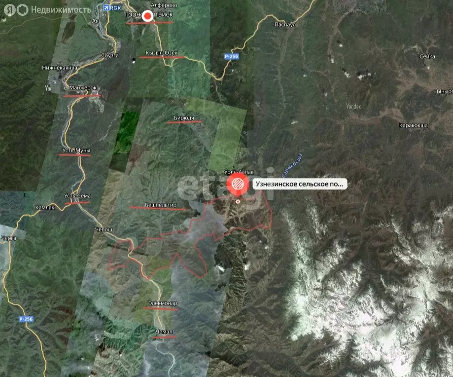 Участок в Чемальский район, Узнезинское сельское поселение, село ... - Фото 2