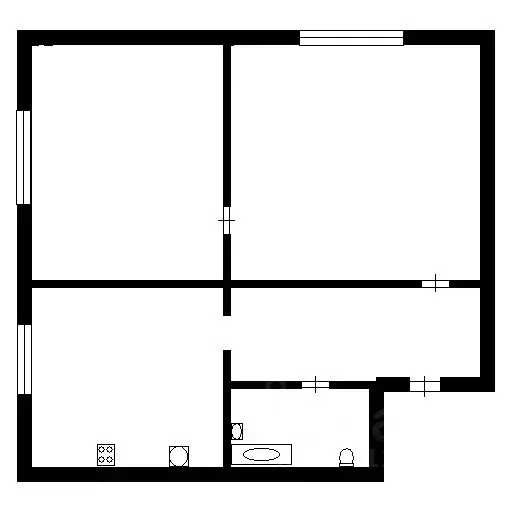 2-к кв. Иркутская область, Иркутск ул. Новаторов, 24Б (41.0 м) - Фото 1