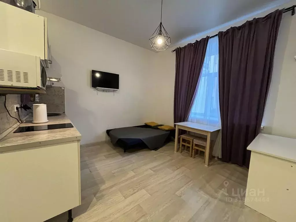 Студия Санкт-Петербург Коломенская ул., 46 (21.3 м) - Фото 1