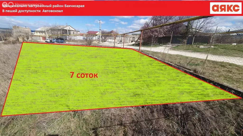 Участок в Бахчисарай, Бельбекская улица, 33 (7 м) - Фото 2