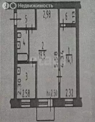2-комнатная квартира: Чайковский, Приморский бульвар, 25 (42.8 м) - Фото 1