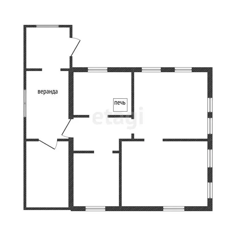 Дом в Бийск, Красногвардейская улица (53.7 м) - Фото 1