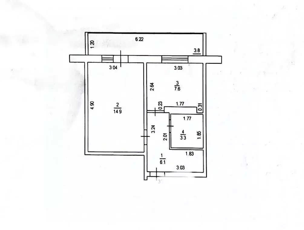 1-к кв. Кировская область, Киров ул. Красина, 52к3 (38.12 м) - Фото 0