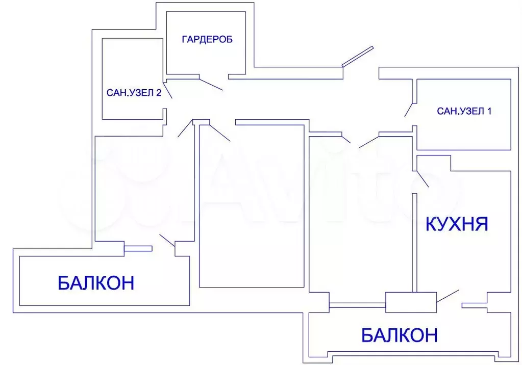 3-к. квартира, 77,6 м, 17/18 эт. - Фото 0