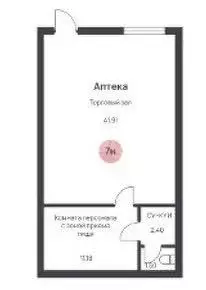 Торговая площадь в Астраханская область, Астрахань ул. Набережная реки ... - Фото 1