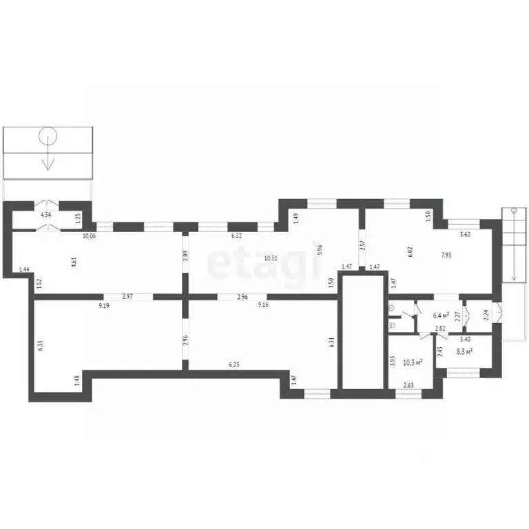 Торговая площадь в Мордовия, с. Лямбирь ул. Ленина, 40А (54 м) - Фото 2