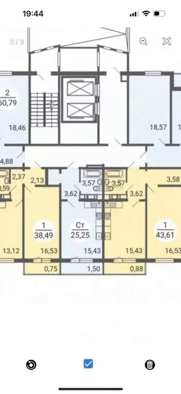Студия Челябинская область, Магнитогорск ул. Сталеваров, 17/3 (25.2 м) - Фото 2
