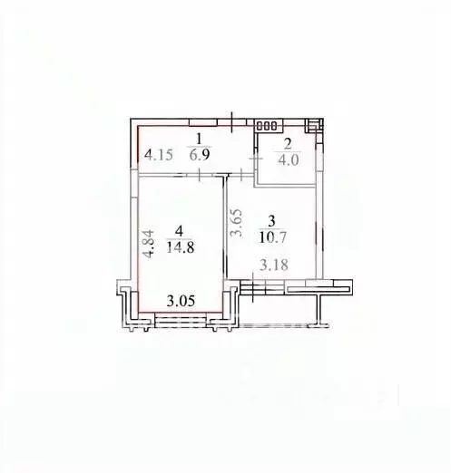 1-к кв. Новосибирская область, Новосибирск Фабричная ул., 65 (36.4 м) - Фото 1