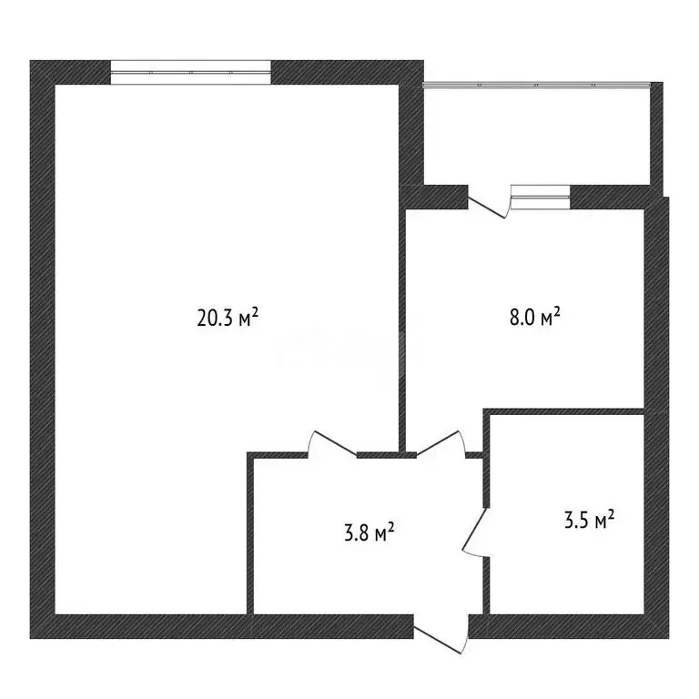 1-комнатная квартира: Боровск, улица Петра Шувалова, 24с1 (36.8 м) - Фото 0