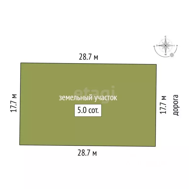 Участок в Ростовская область, Аксайский район, Большелогское с/пос, ... - Фото 2
