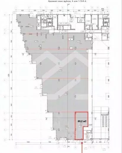 Помещение свободного назначения в Москва Шелепихинская наб., 38А (69 ... - Фото 2