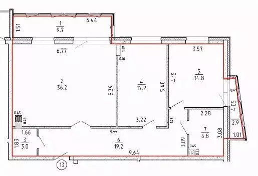 3-к кв. Самарская область, Самара проезд 4-й, 8А (109.8 м) - Фото 1