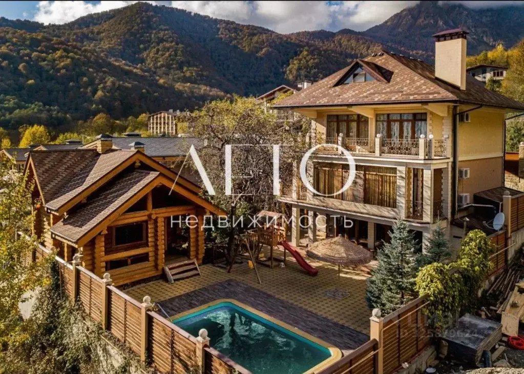 Коттедж в Краснодарский край, Сочи Красная Поляна пгт, ул. ... - Фото 1