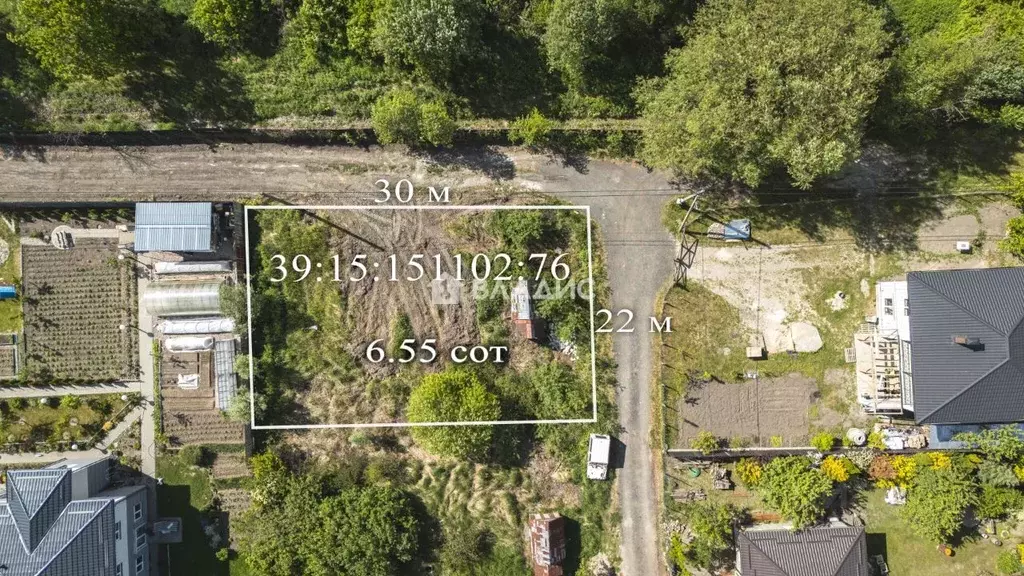 Участок в Калининградская область, Калининград Заря СНТ, ул. Лиловая, ... - Фото 1