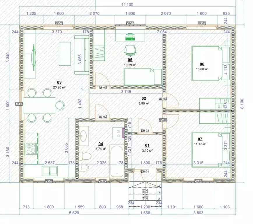 Дом в Ленинградская область, Ломоносовский район, д. Низино ул. ... - Фото 2