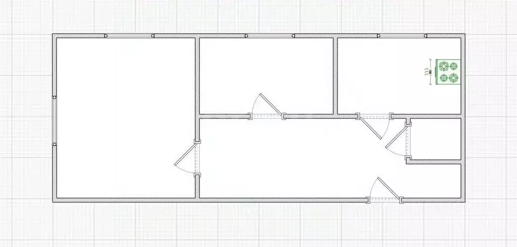 2-к кв. Костромская область, Кострома ул. Борьбы, 6 (42.8 м) - Фото 2