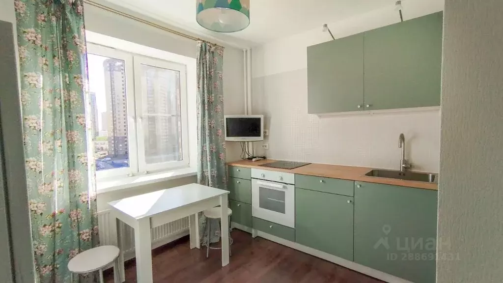 1-к кв. Санкт-Петербург пос. Парголово, Заречная ул., 44к1 (27.6 м) - Фото 1