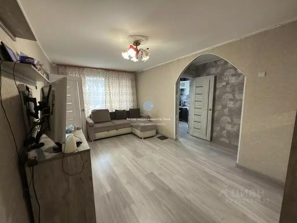 2-к кв. Забайкальский край, Чита ул. Амурская, 2 (45.0 м) - Фото 1