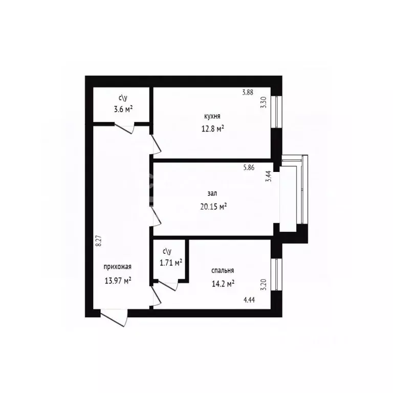 2-к кв. Дагестан, Дербент Приморская ул., 48 (67.0 м) - Фото 2