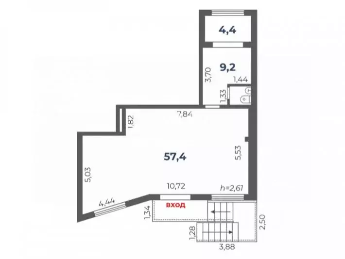 Офис в Челябинская область, Челябинск Комсомольский просп., 83 (73 м) - Фото 2