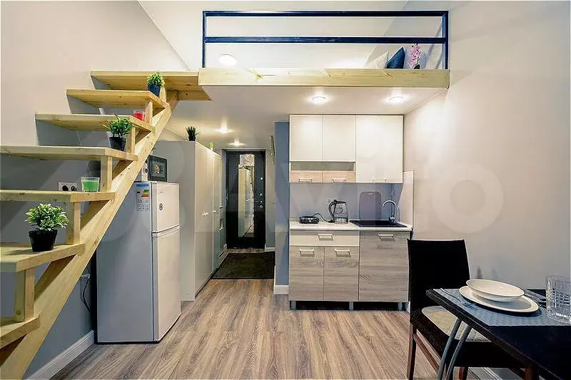 Апартаменты-студия, 14,5 м, 4/4 эт. - Фото 1
