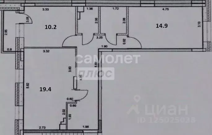 3-к кв. Кировская область, Киров ул. Архитектора Валерия Зянкина, 7 ... - Фото 1