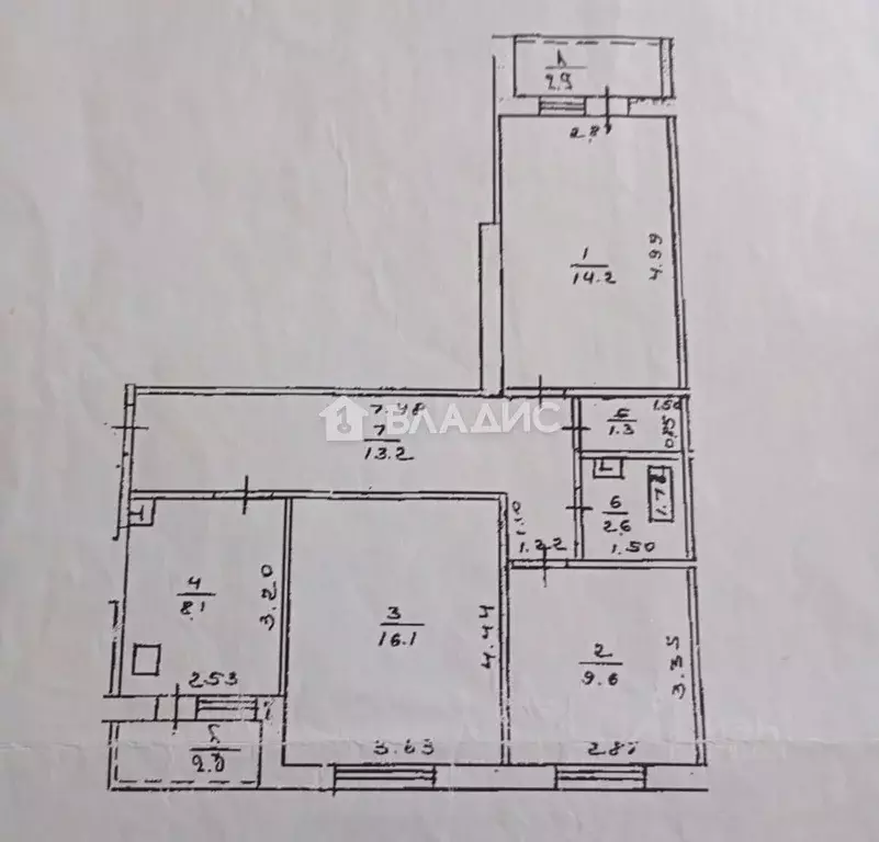 3-к кв. Башкортостан, Уфа ул. Георгия Мушникова, 2 (65.1 м) - Фото 1
