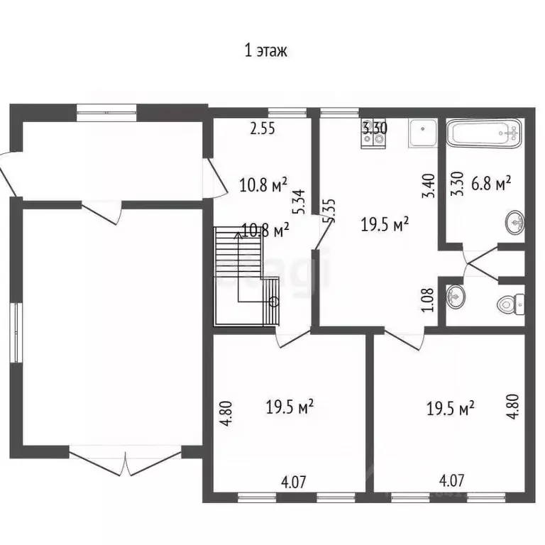 Дом в Вологодская область, Великий Устюг Красноармейская ул., 23 (258 ... - Фото 2