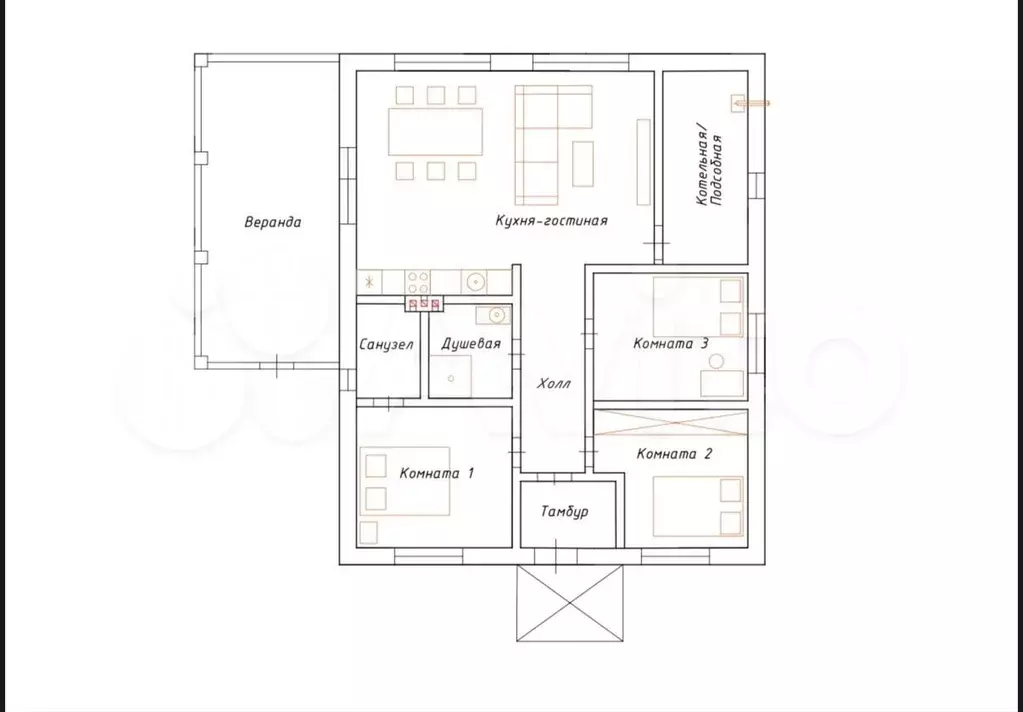 Дом 101 м на участке 12 сот. - Фото 0