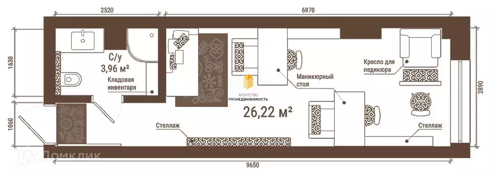 Продаётся квартира-студия, 26.22 м - Фото 1