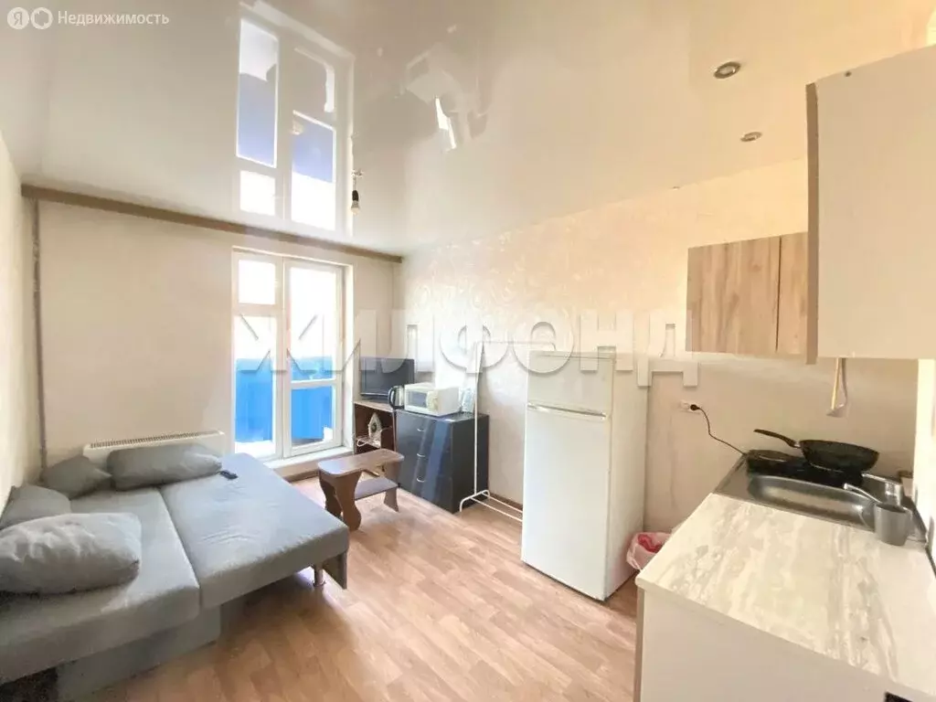 Квартира-студия: Новосибирск, переулок Твардовского, 22к2 (19.7 м) - Фото 1